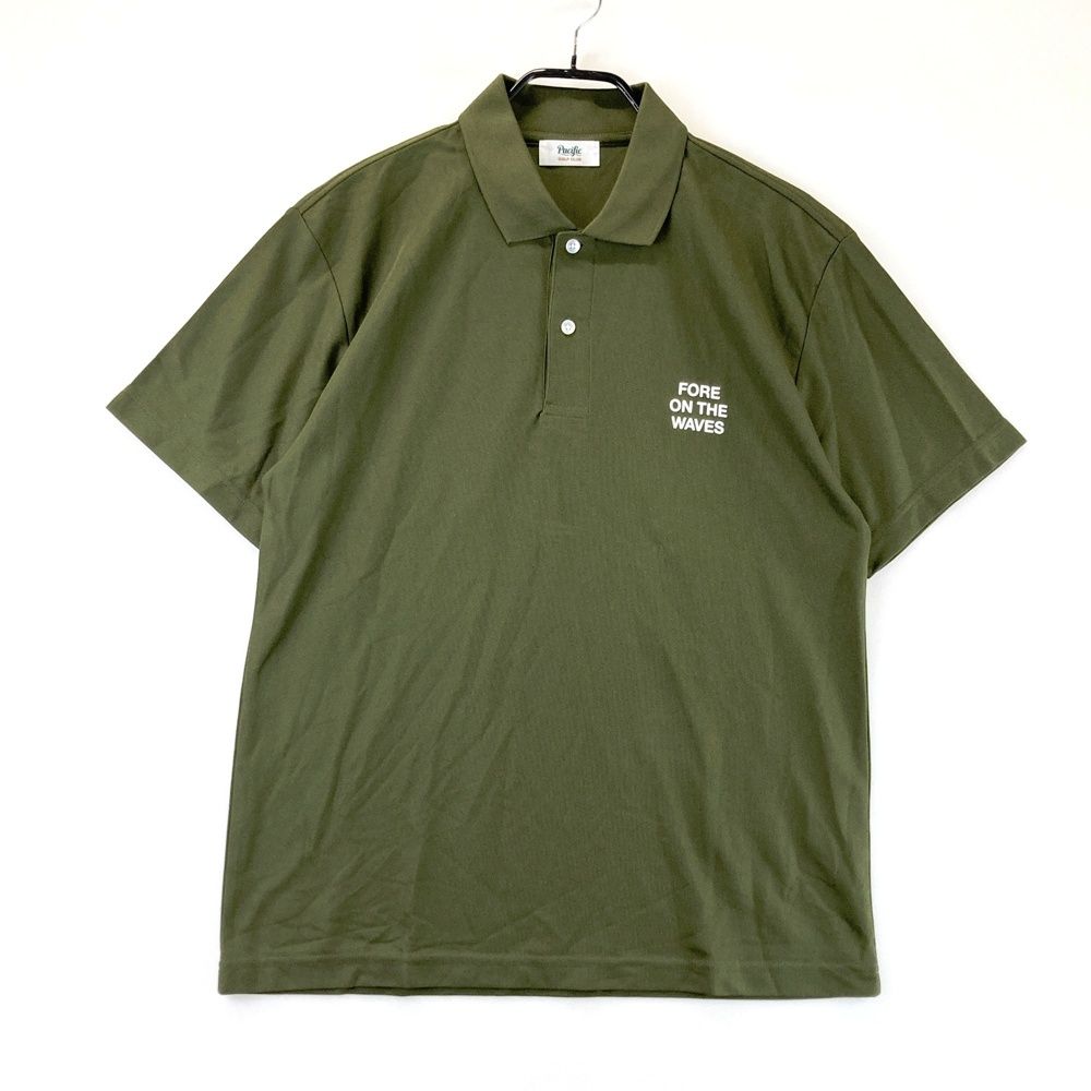 Pacific GOLF CLUB ポロシャツ Mサイズ　オリーブ　ゴルフ サイズ：M PACIFIC GOLF CLUB パシフィック ゴルフクラブ 半袖