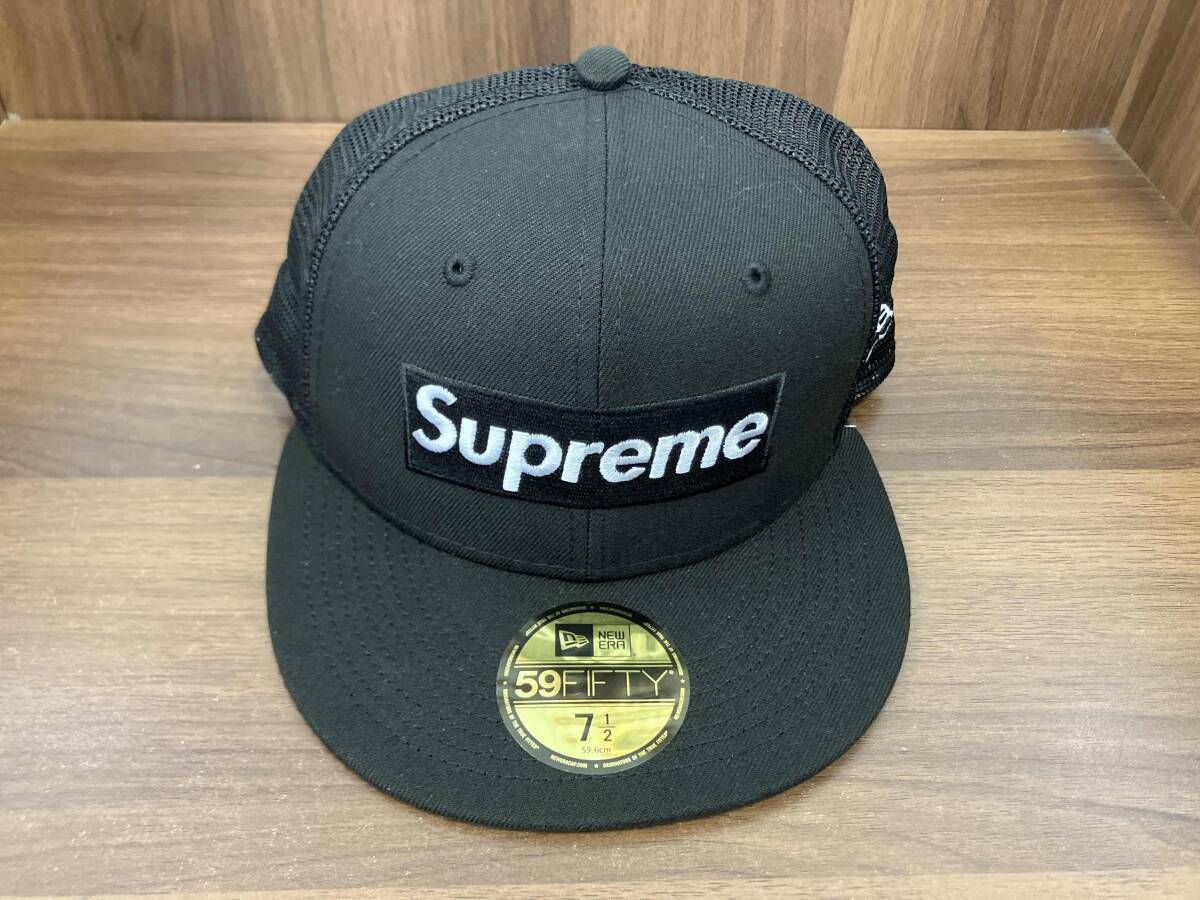 Supreme シュプリーム ERA ニューエラ ブラック 59 7 1 2