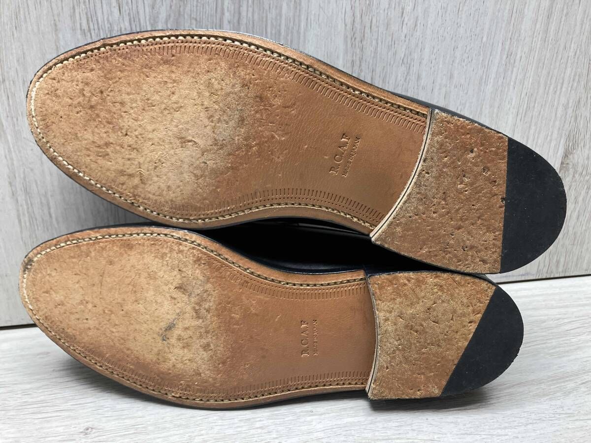 R.C.A.F. アールシーエーハットウェア 0002 G コインローファー フレンチローファー ワインハイマー ボックスカーフ 子牛革 保存袋付 ローファー ブーツ 革靴