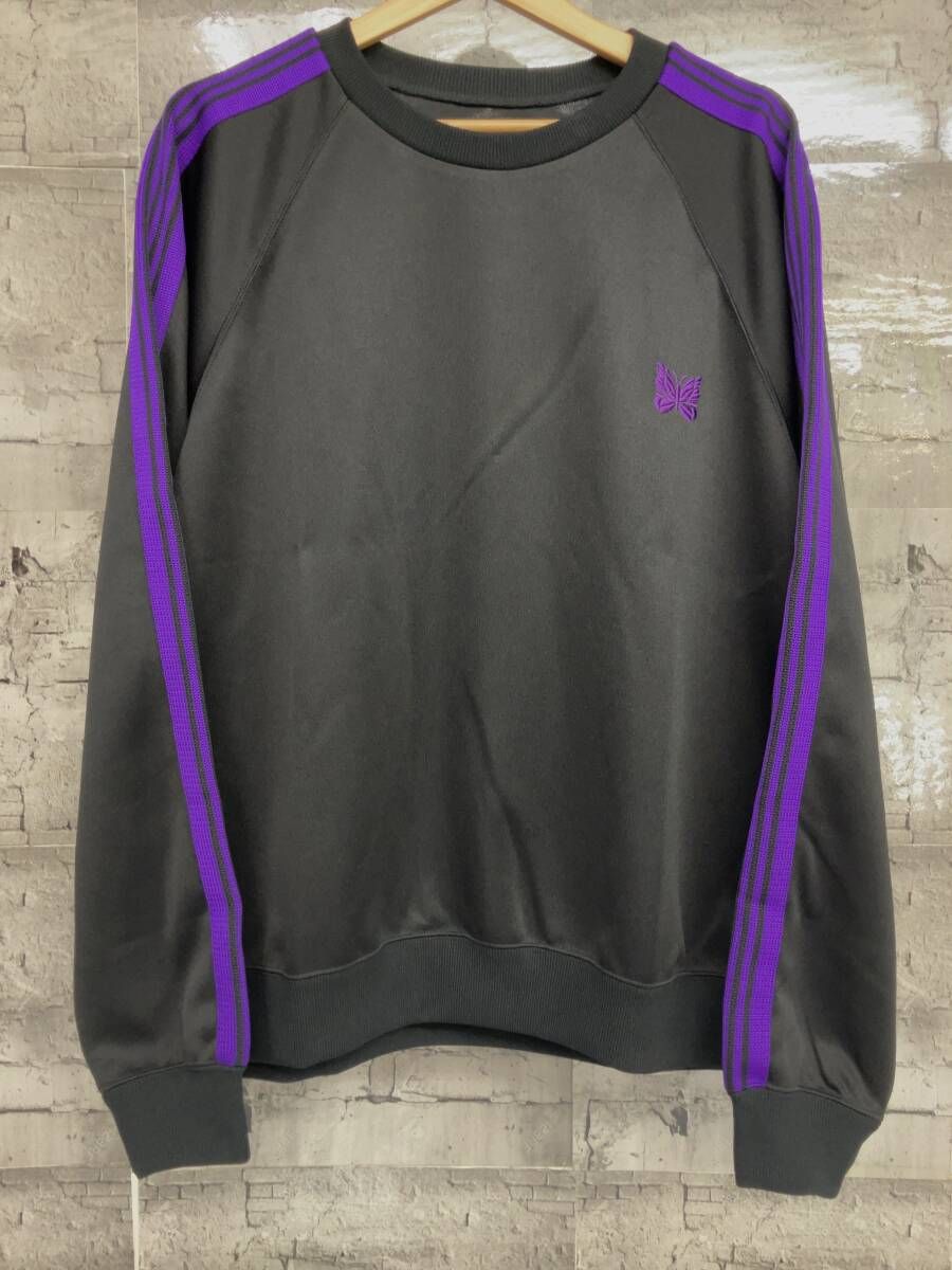NEEDLES ニードルス スウェット サイズL ブラック パープル
