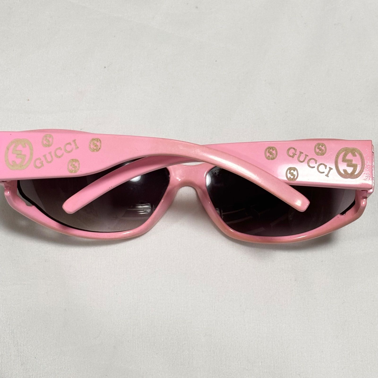 【送料無料】GUCCI/グッチ/サングラス/ピンク/アクセサリー/度無し/品