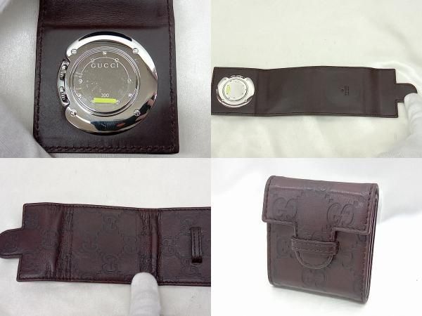 GUCCI】グッチ 200 トラベルクロック クォーツ R7.6月電池交換済 時計 GUCCI】グッチ 200 トラベルクロック クォーツ R7.6月電池交換済 時計