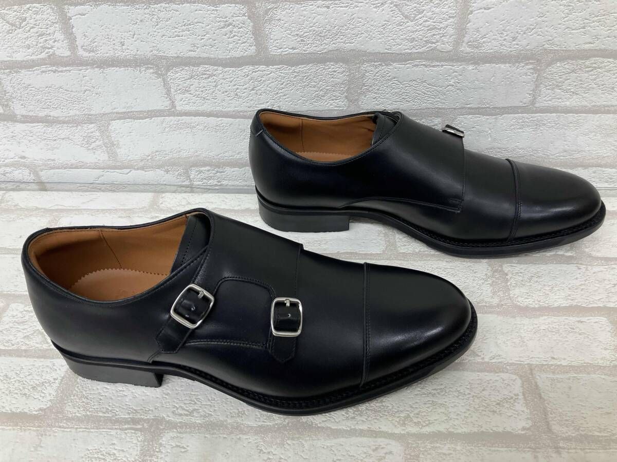 ダブルモンクストラップ シューズ