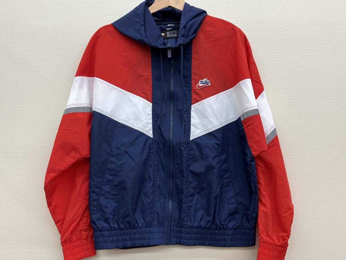 NIKE ナイキ ヘリテージ その他アウター ナイロンジャケット メンズ Mサイズ 古着