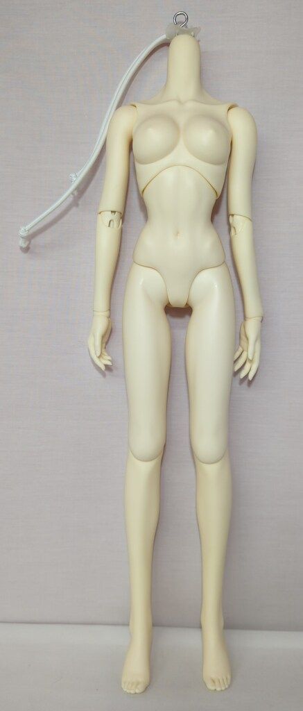 ボークス SD 16女の子 改良版ボディ 可動脚パーツ ノーマル肩 ホワイト肌