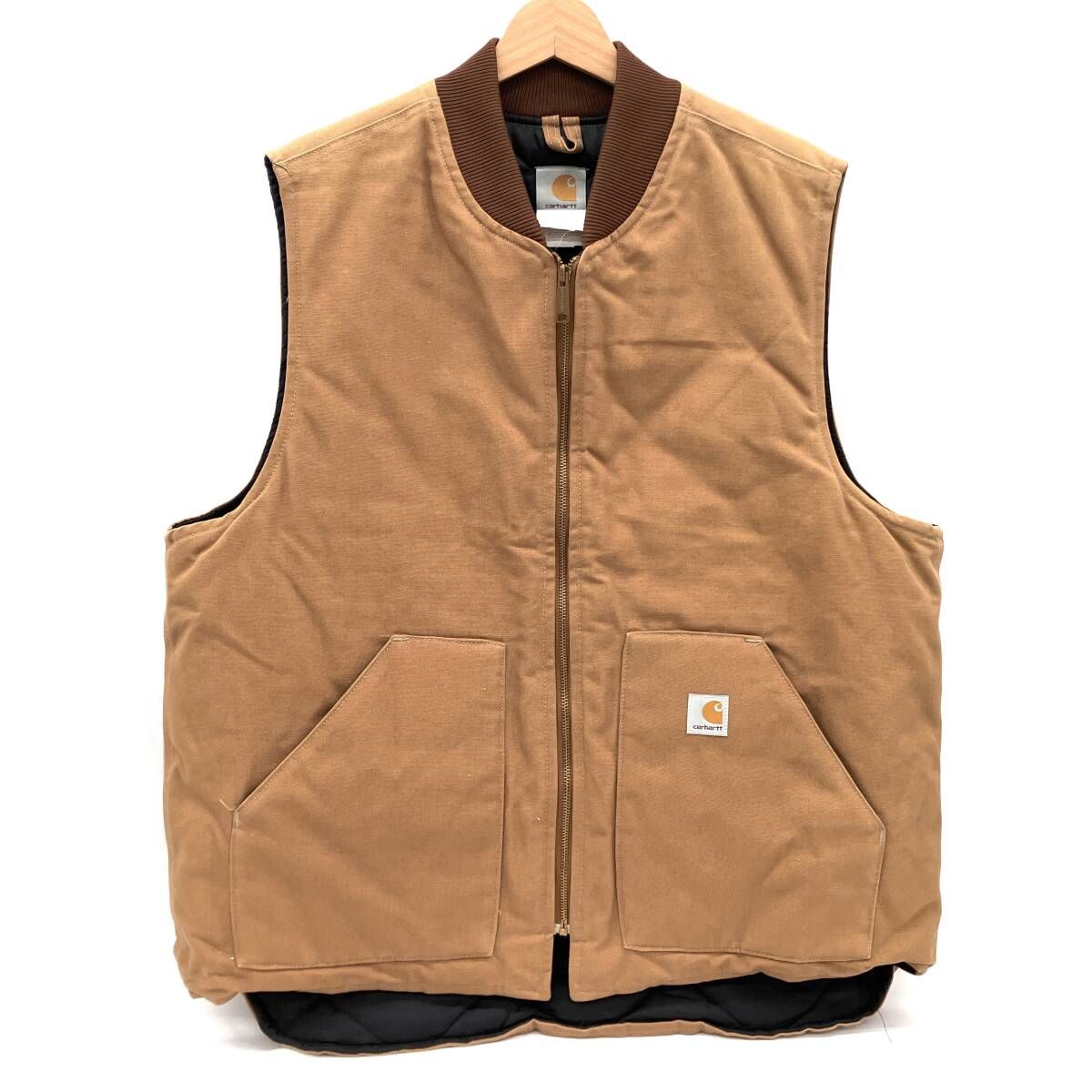 Carhartt カーハート Duck Vest ベスト ブラウン サイズXL