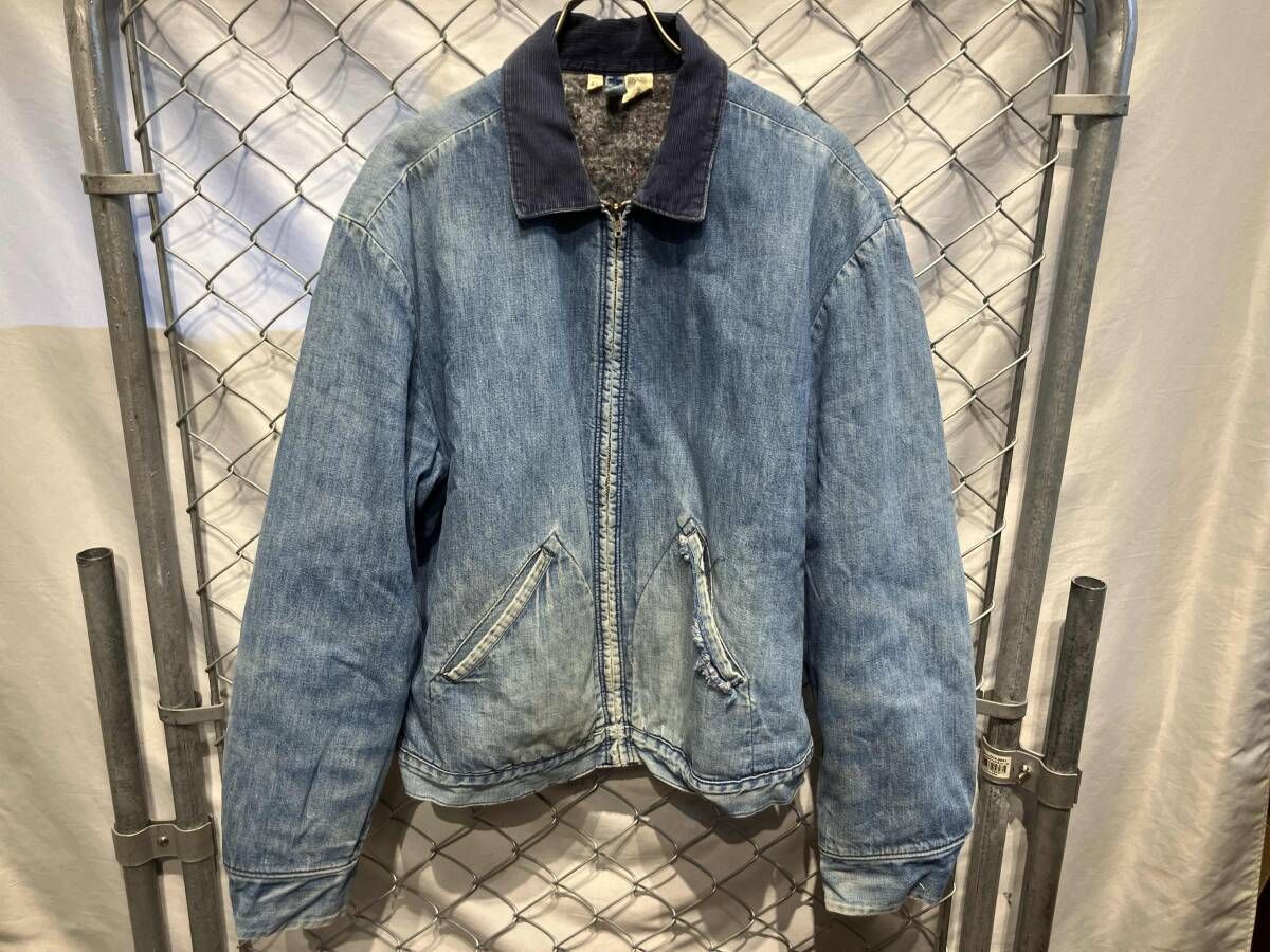 70s Wrangler ラングラー Gジャン デニムジャケット 裏地ブランケット