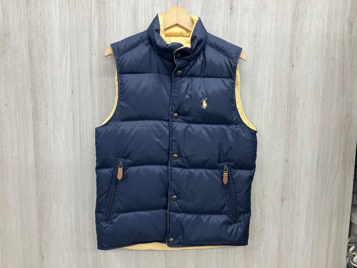 ポロ ラルフローレン リバーシブル ダウンベスト S メンズ POLOGOLF 