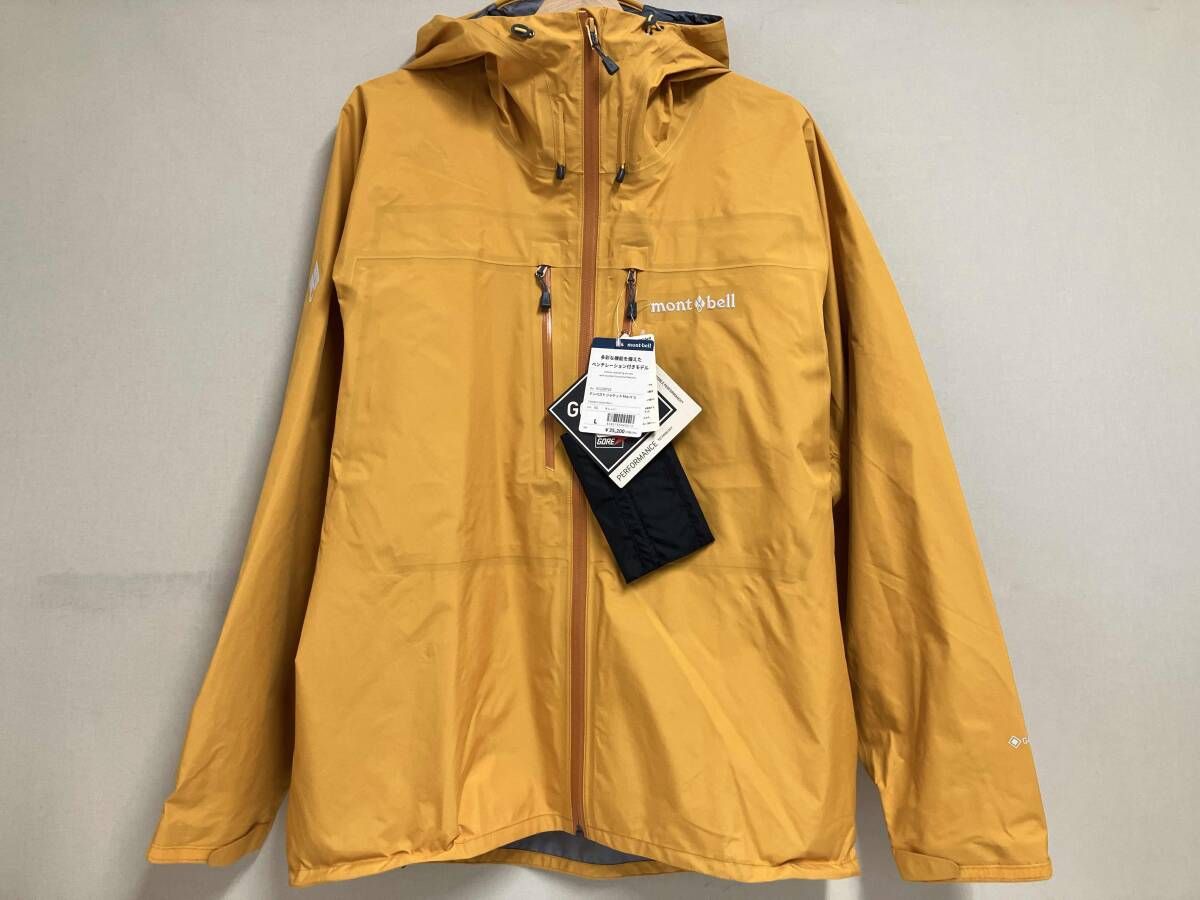 タグ 袋付き mont bell モンベル マウンテンパーカー テンペストジャケット GORE TEX 1128721 Lサイズ オレンジ アウトドア