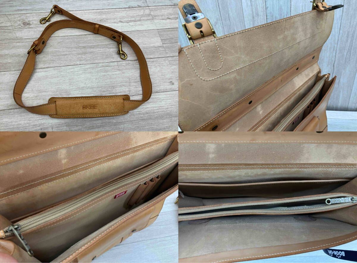 BREE／ブリー／ブリーフケース／2Way／レザー／キャメル - メルカリ