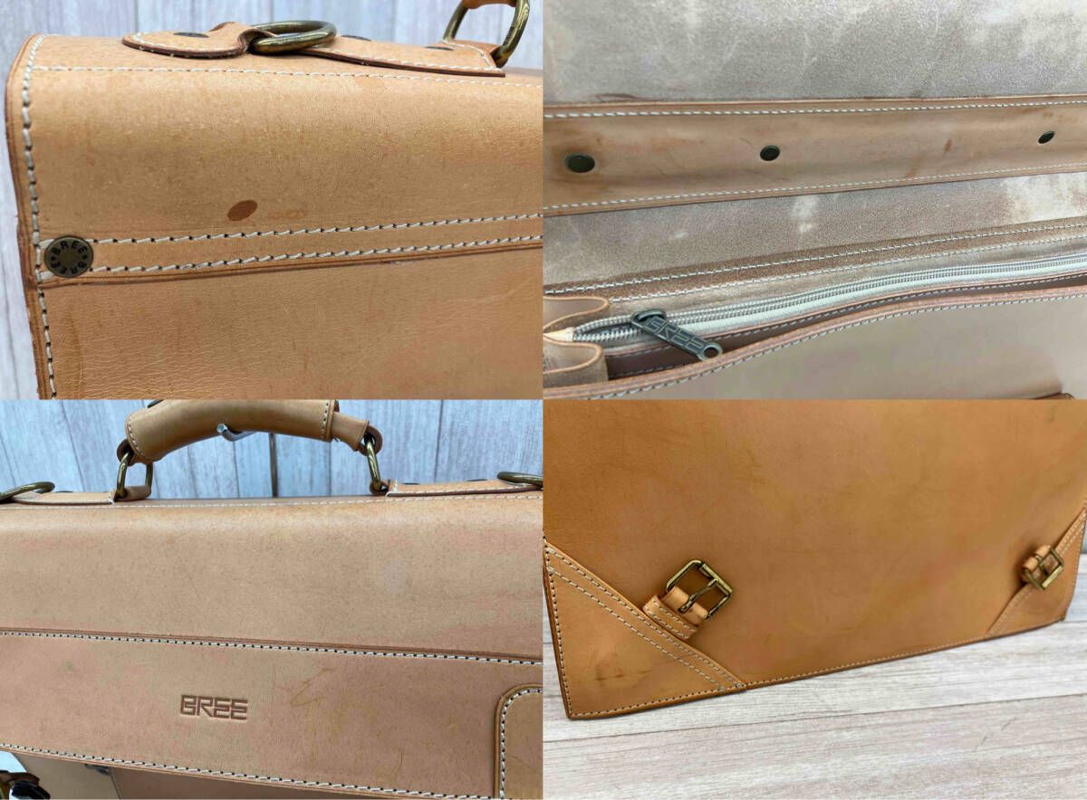 BREE／ブリー／ブリーフケース／2Way／レザー／キャメル - メルカリ