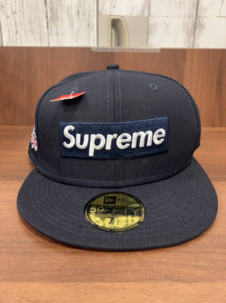 Supreme シュプリーム ERA ニューエラ ネイビー ボックスロゴ OPENING DAY 2021 59 FIFTY 7 1 2 59.6 cm