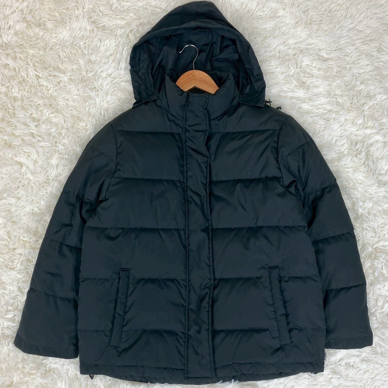 バーバリーロンドン ダウンジャケット 2way フード収納可 ドローコード