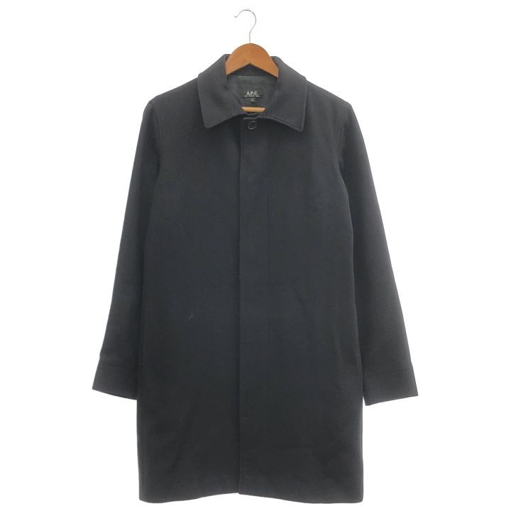 A.P.C. (アーペーセー) ④ ステンカラーコート レディース ネイビー S