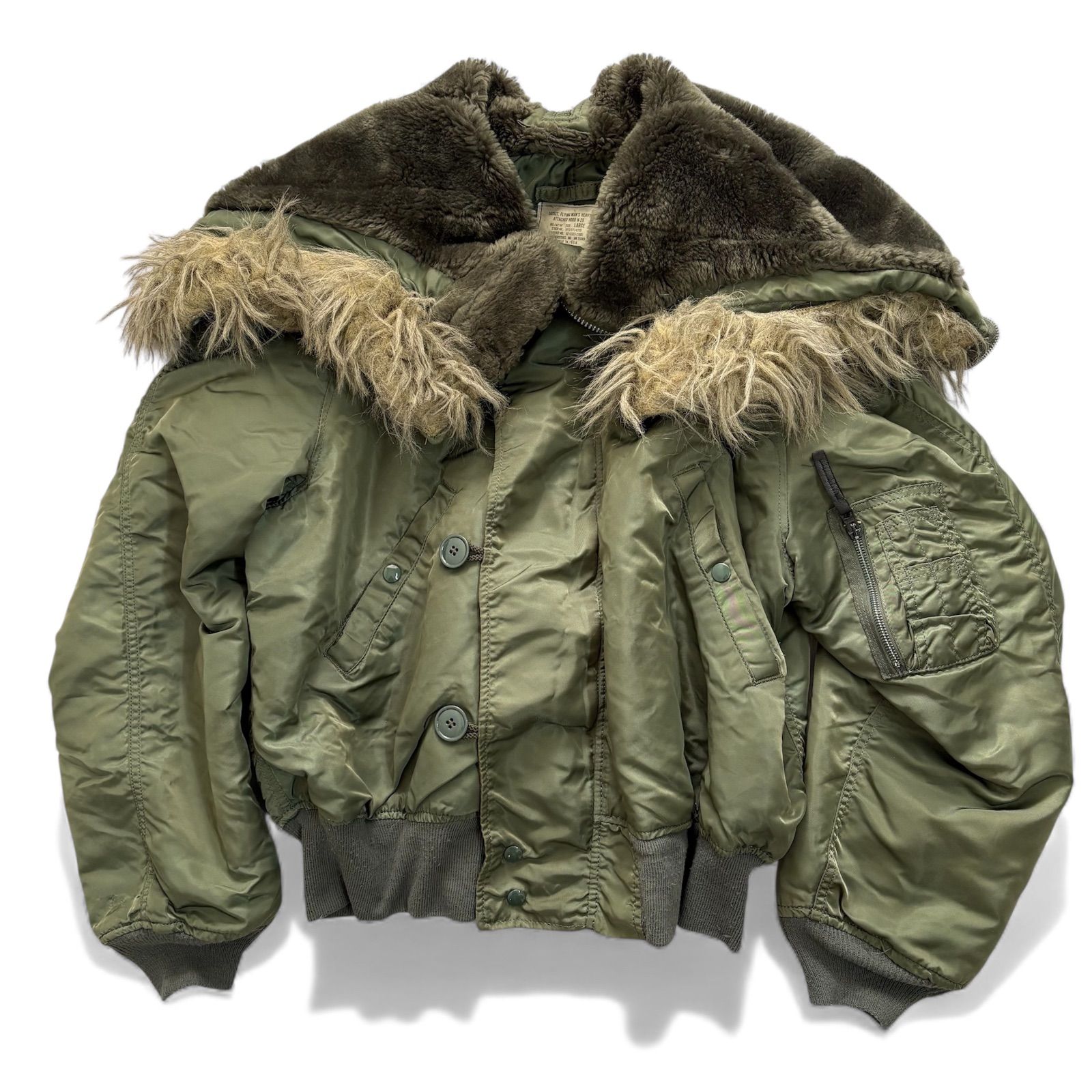 90\'s ALPHA INDUSTRIES アルファ インダストリーズ CWU-45/MP フライトジャケット L アルファインダストリーズ INDUSTRIES MA-1 INDUSTRIES(アルファインダストリーズ) &frasl; 90s&frasl;MA-1