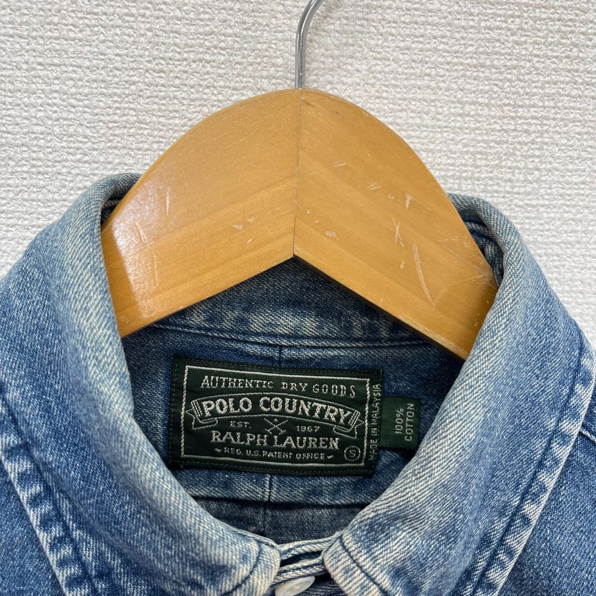 POLO COUNTRY デニムシャツ ボタンダウン RALPH LAUREN POLO COUNTRY ラルフローレン ポロカントリー デニム