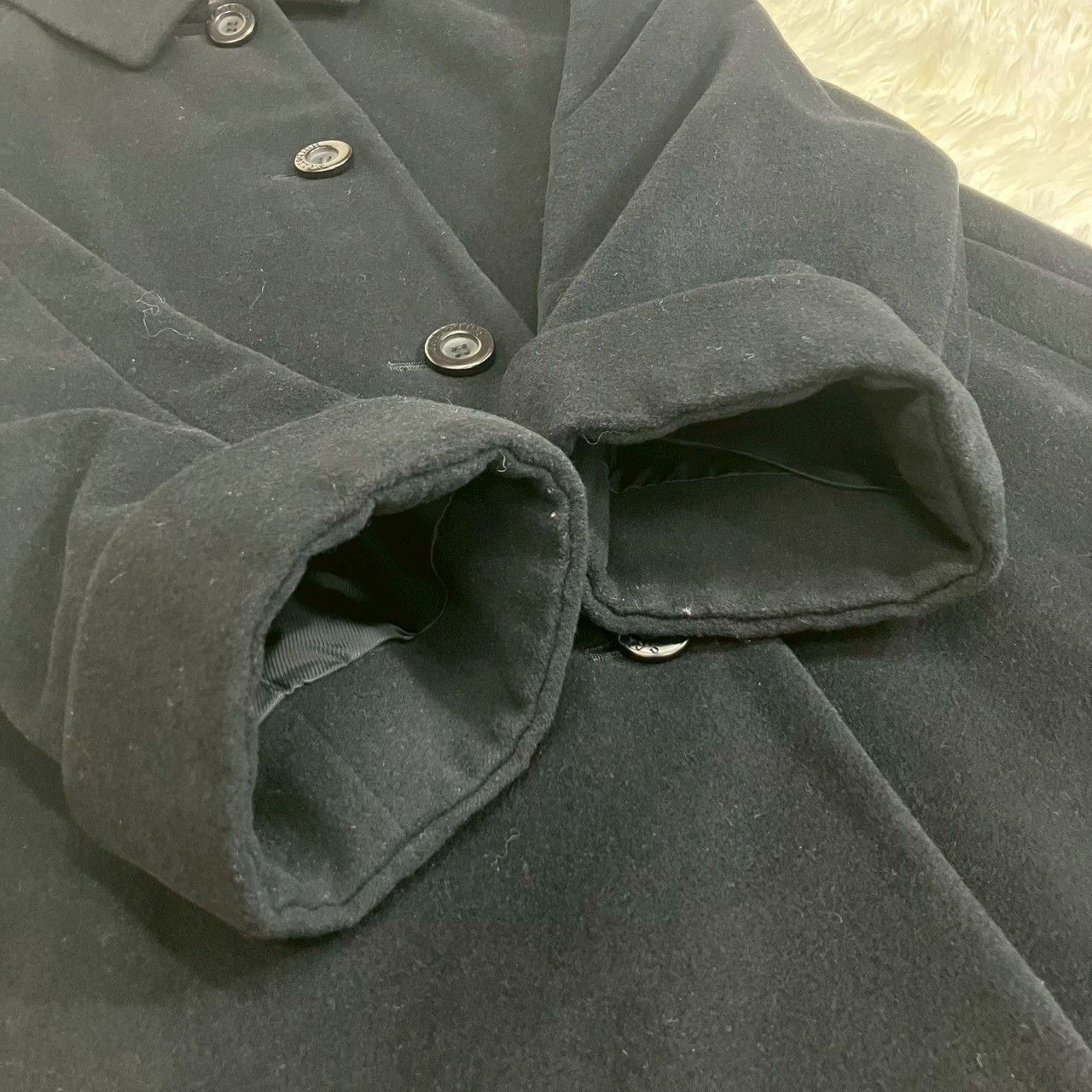 金タグ バーバリーズ バーバリー ステンカラーコート アンゴラ100