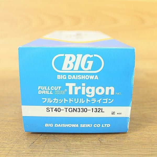 BIG|大昭和精機 φ33.0 mm ST 40-TGN 330-132 L フルカットドリル トライゴン スローアウェイドリル