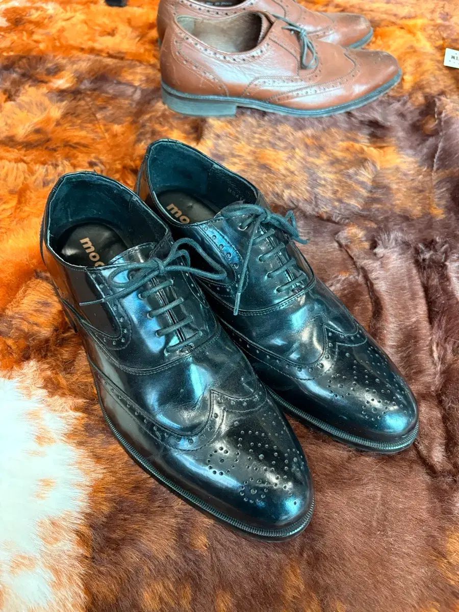 mook ヴィンテージ ウイングチップ