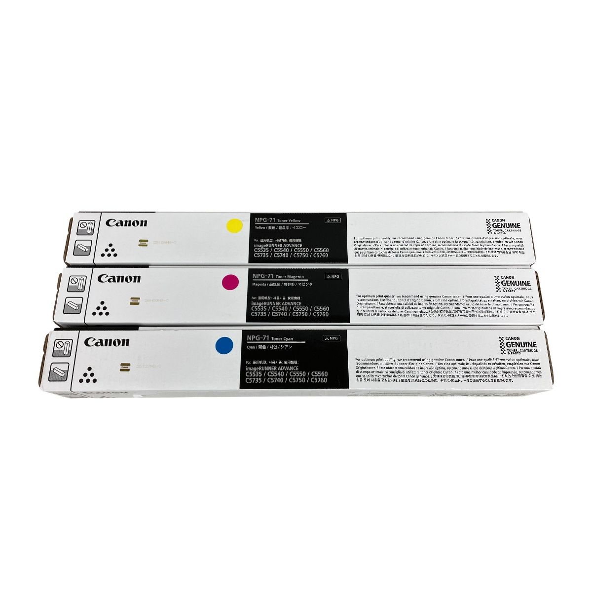 Canon キャノン NPG 71 シアン マゼンタ イエロー セット トナーカートリッジ