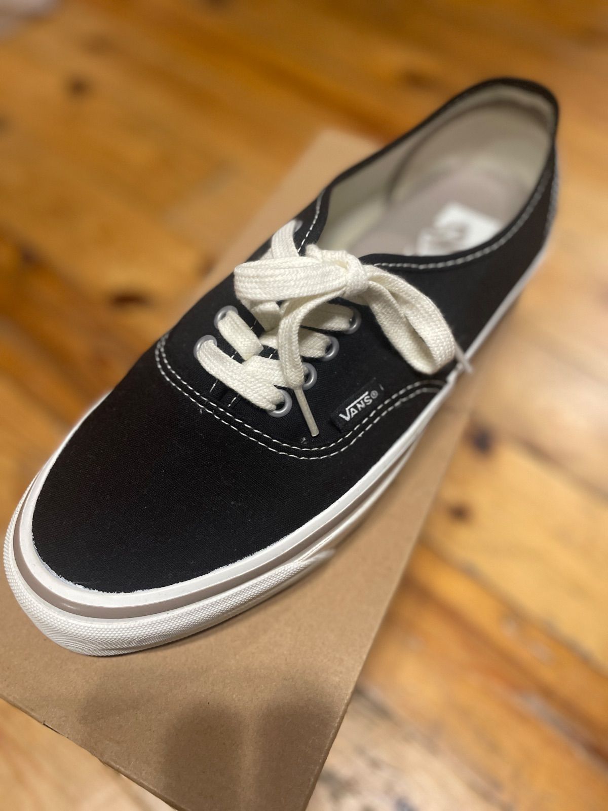 VANS SKATE Mte Authentic Reissue 44 Black Marshmallow 27.5 バンズ 