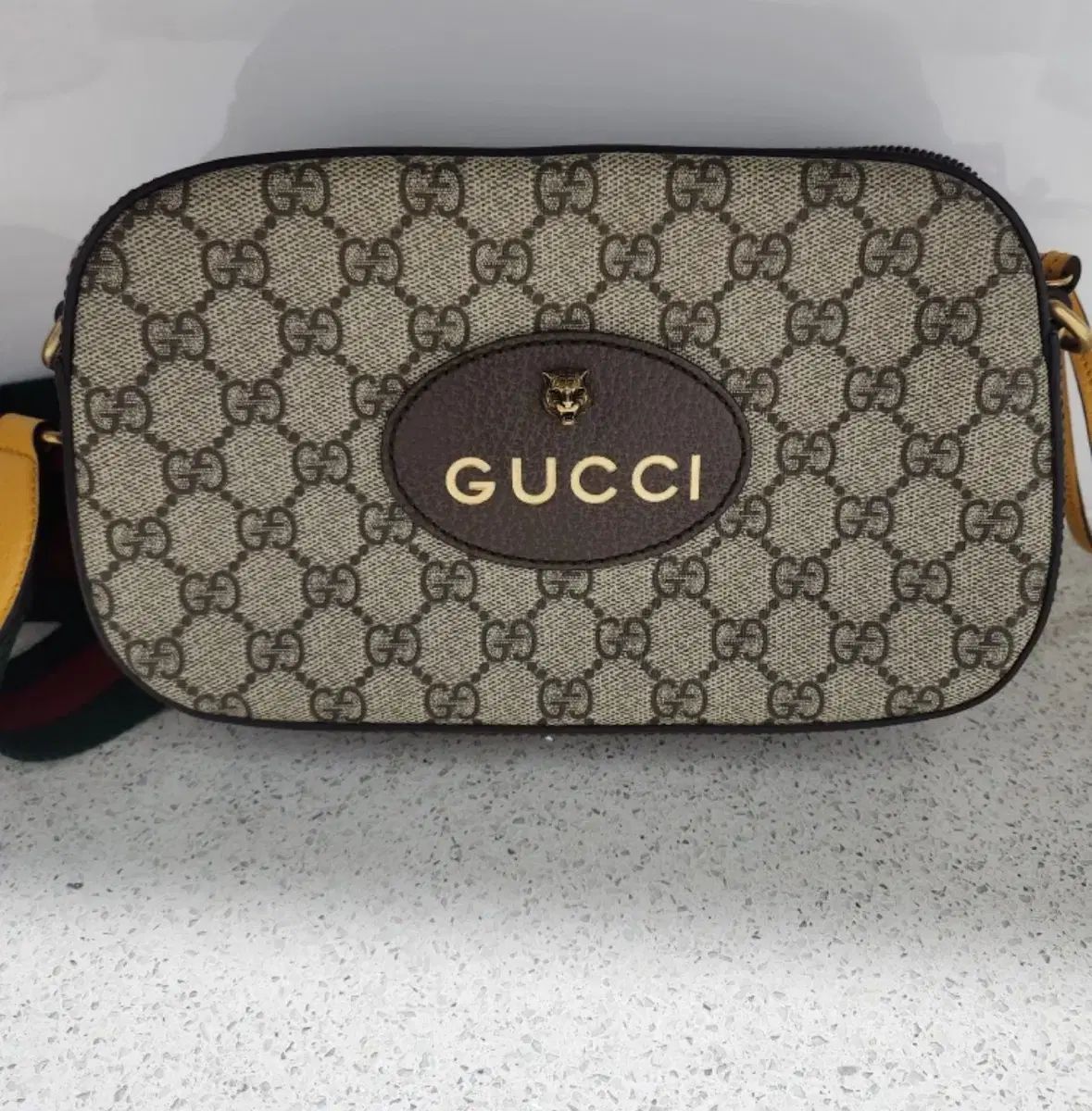 グッチ NEO SUPREME カンバス メッセンジャー バッグ