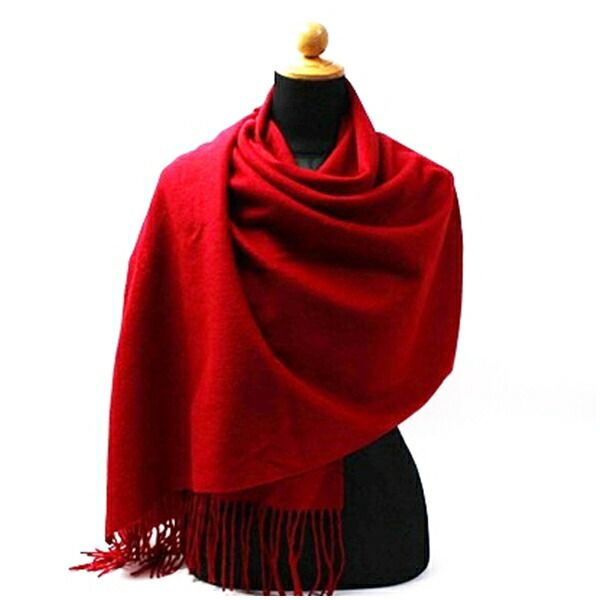 ランバン 大判マフラー レッド 無地 60 190cm 中古 Aランク LANVIN レディース 女性 防寒 ランバン 大判マフラー レッド 無地 60 190cm 中古 Aランク - メルカリ