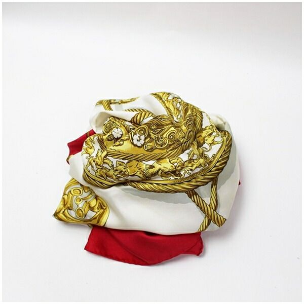 エルメス シルク スカーフ カレ90 LES CAVALIERS D'OR - メルカリ