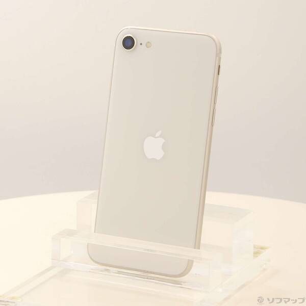 iPhone SE 第３世代 64GB スターライト 中古 中古品〕 iPhone SE 第3世代 64GB スターライト MMYD3J／A SIMフリー