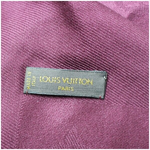 ルイヴィトン ウール シルク混 シール レッド系 モノグラム 大判 ルイヴィトン ウール シルク混 シール レッド系 モノグラム 大判