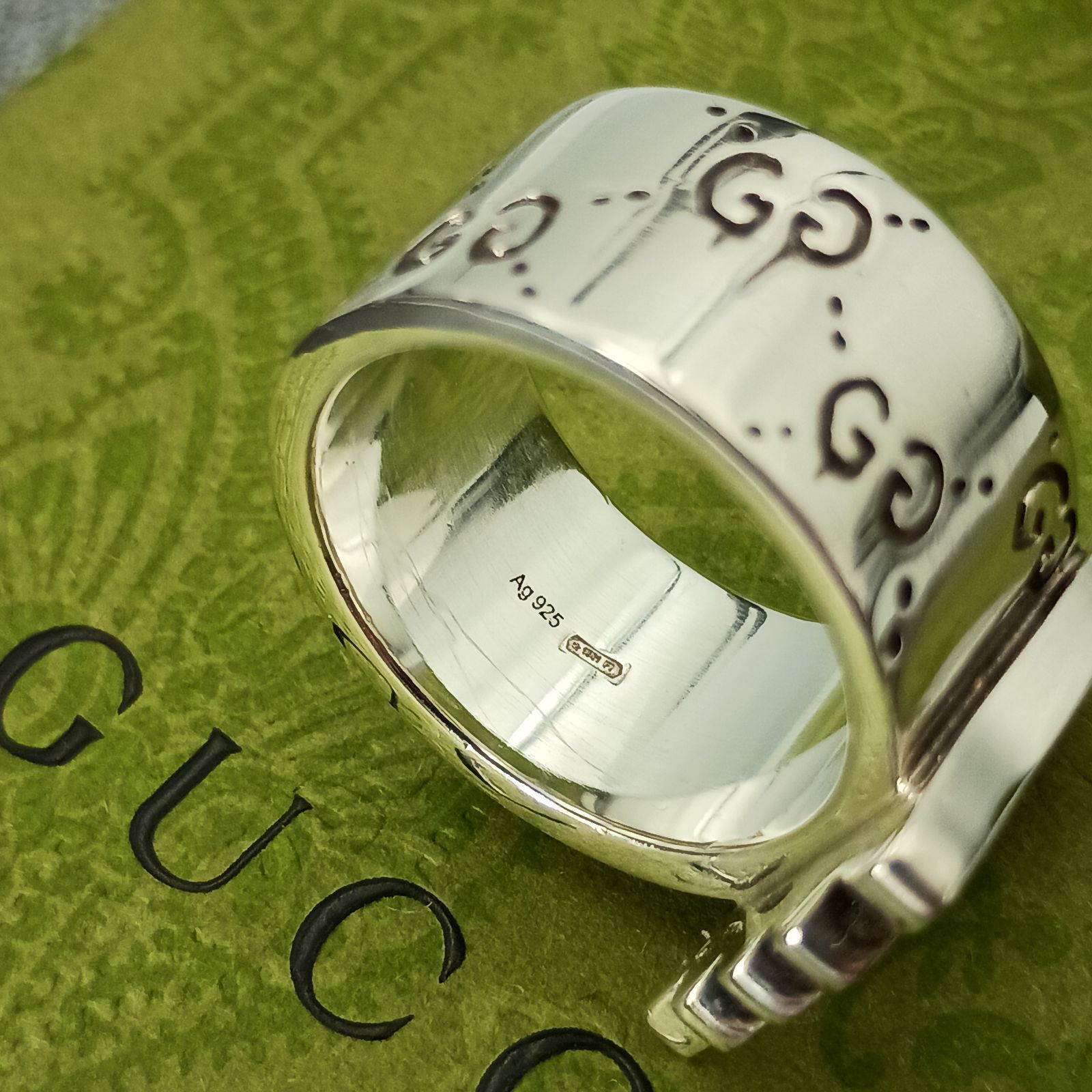 GUCCI グッチ 19号 ゴースト リング おばけ 指輪 メンズ シルバー925