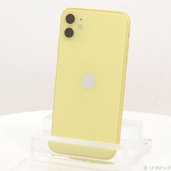 中古品〕 iPhone11 64GB イエロー MHDE3J／A SIMフリー【297】 - メルカリ