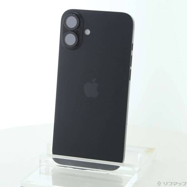 【人気，新作登場】 〔中古品〕 iPhone16 Plus 128GB ブラック MXVA3J／A SIMフリー【297】 スマートフォン本体