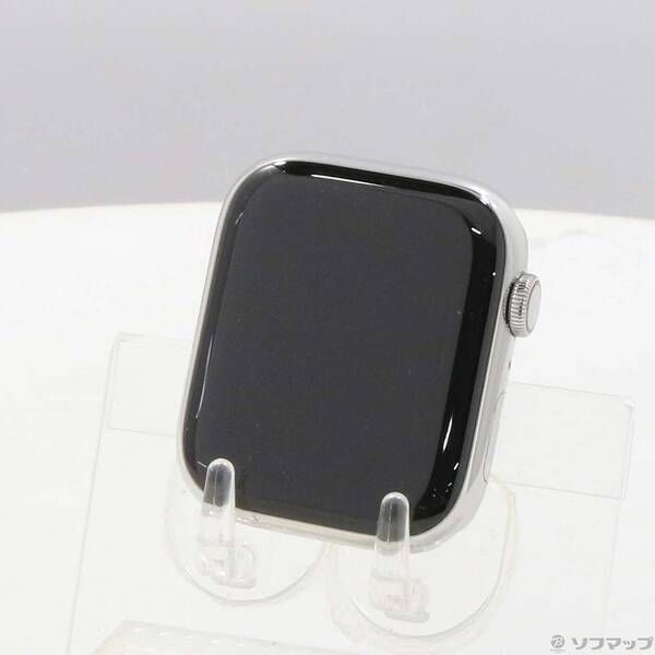 〔 品〕 Apple Watch Series 9 GPS Cellular 45 mm シルバーステンレススチールケース バンド無し 349