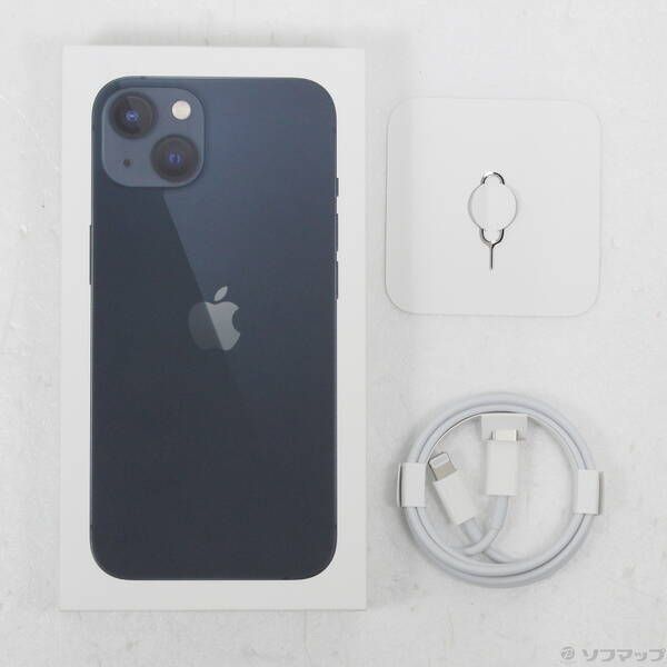 中古品〕 iPhone13 128GB ミッドナイト MLNC3J／A SIMフリー【276