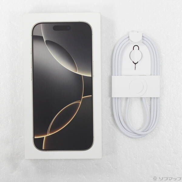 中古品〕 iPhone16 Pro 256GB ナチュラルチタニウム MYN33J／A SIM