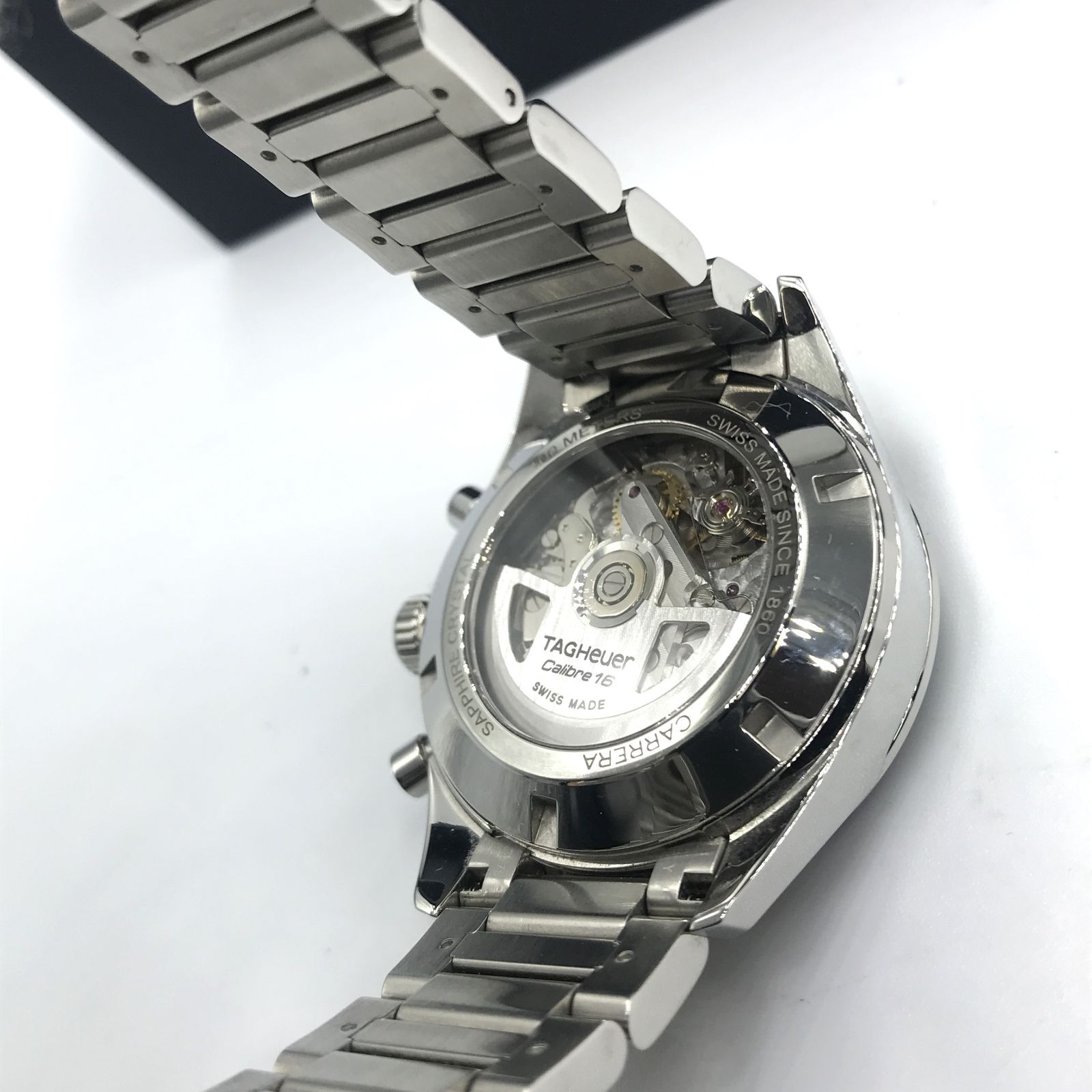 タグ ホイヤー カレラ クロノグラフのステンレススティール製 JTB-411