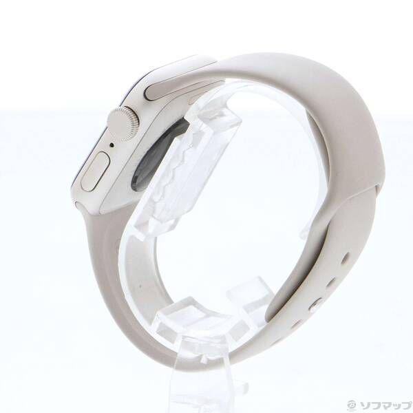 〔 品〕 Apple Watch SE 第2世代 GPS 40 mm スターライトアルミニウムケース スターライトスポーツバンド 352