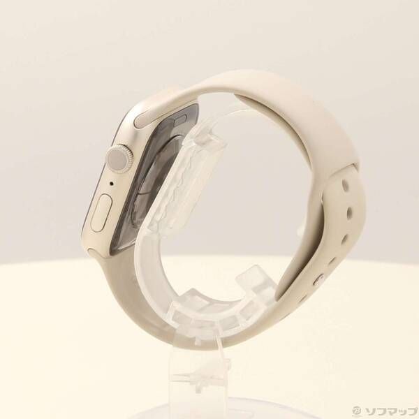 〔 品〕 Apple Watch Series 9 GPS 45 mm スターライトアルミニウムケース スターライトスポーツバンド 352