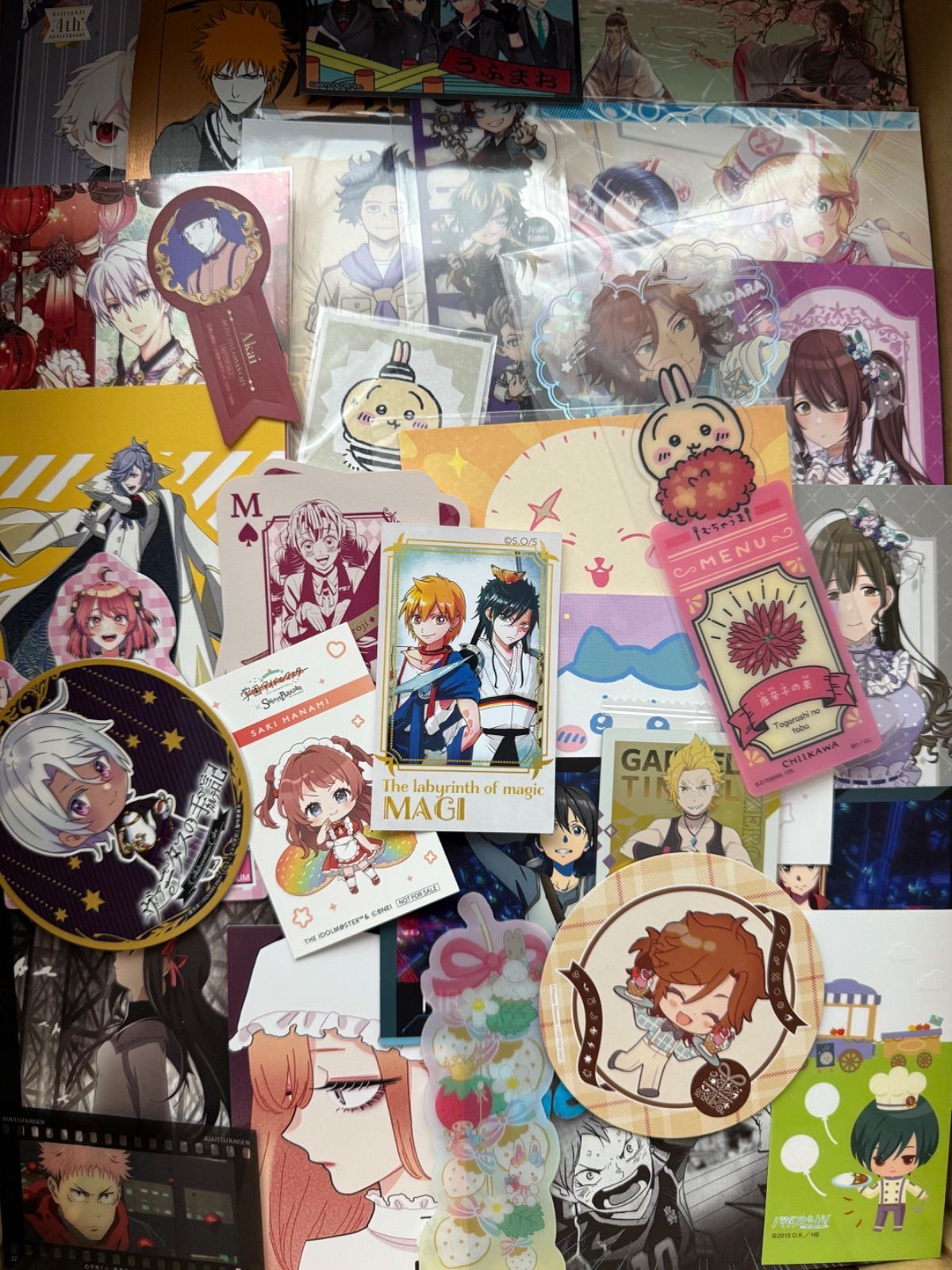 紙類 アニメ ゲーム まとめ売り 大量 コースター ポストカード