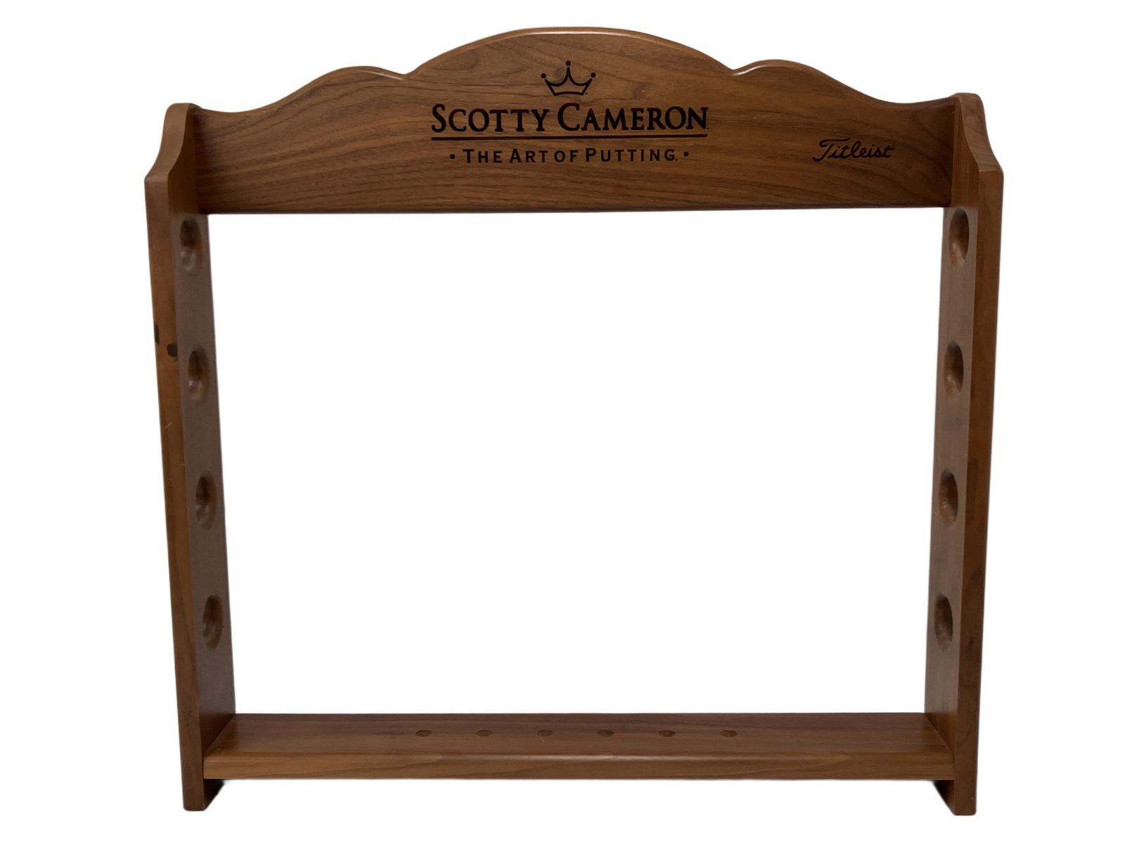 Scotty Cameron 木製パターラック（4本用）正規品 希少 激レア SCOTTY CAMERON THE ART OF PUTTING スコッティキャメロン