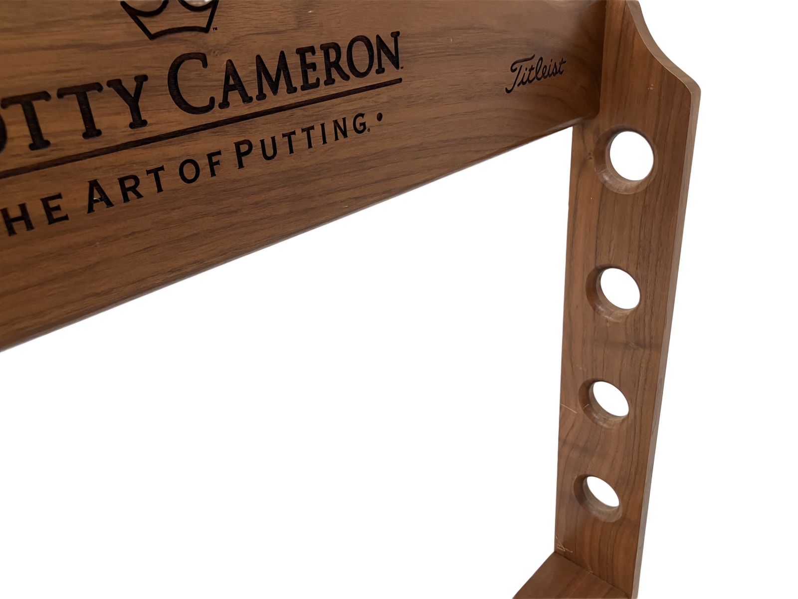 Scotty Cameron 木製パターラック（4本用）正規品 希少 激レア SCOTTY CAMERON THE ART OF PUTTING スコッティキャメロン