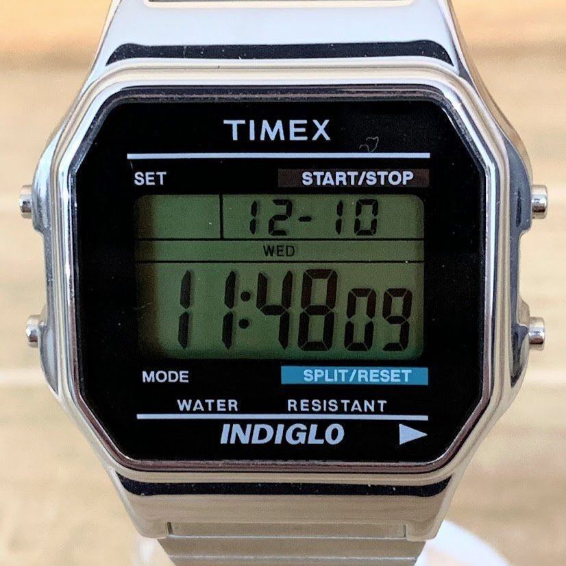 TIMEX タイメックス メンズ 腕時計 クラシックデジタル シルバー