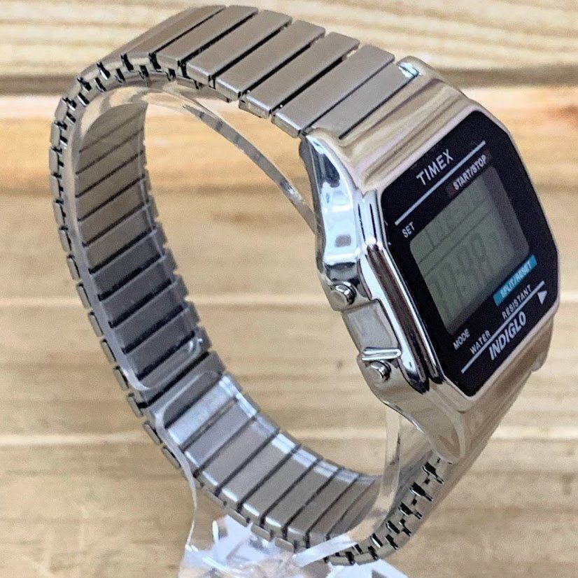 TIMEX タイメックス メンズ 腕時計 クラシックデジタル シルバー