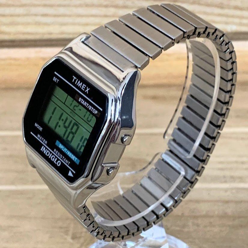 TIMEX タイメックス メンズ 腕時計 クラシックデジタル シルバー