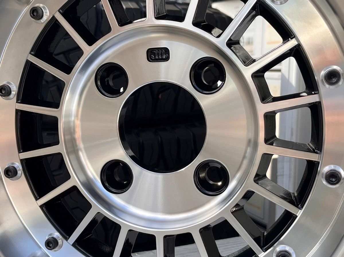 フォーカスレーシング スポーク 14インチ 8 J 13 4 H 114 3 ブラック ホイール2本セット