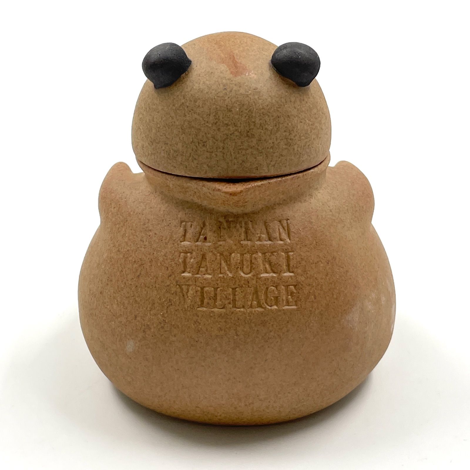 DS1 加藤工芸 タンタンタヌキヴィレッジ ポン吉 徳利お猪口セット 陶器