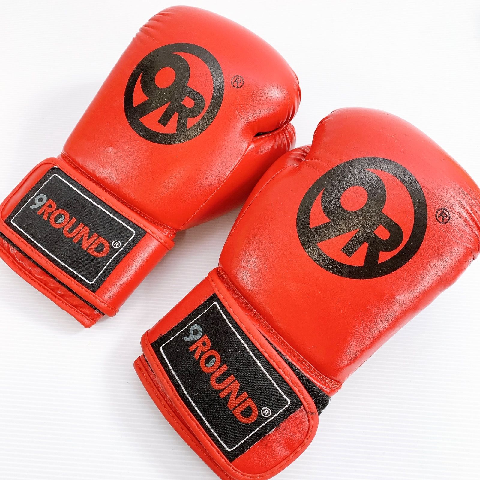 H-239 9ROUND ボクシンググローブ まとめ売り レッド／グリーン 使用感