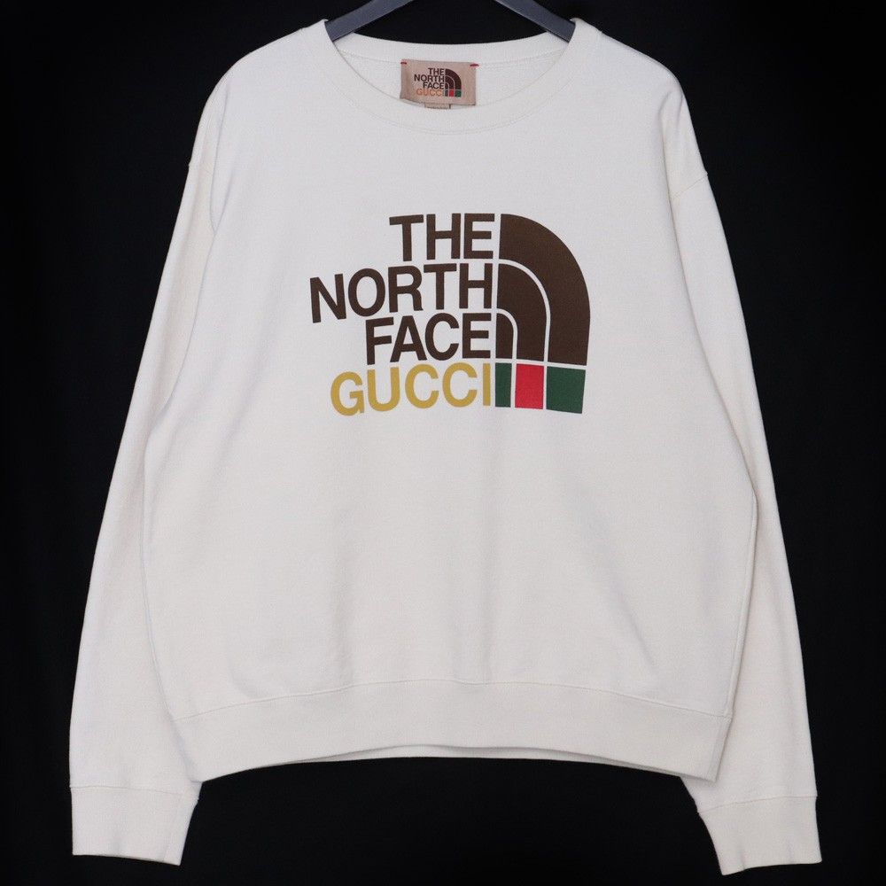 GUCCI × THE NORTH FACE コラボコットンロゴスウェット トレーナー S