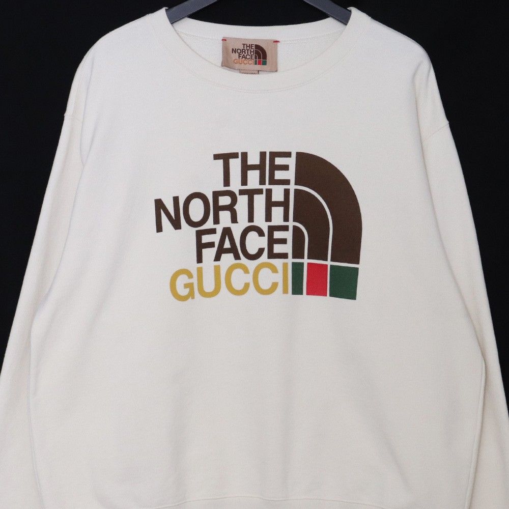 GUCCI × THE NORTH FACE コラボコットンロゴスウェット トレーナー S
